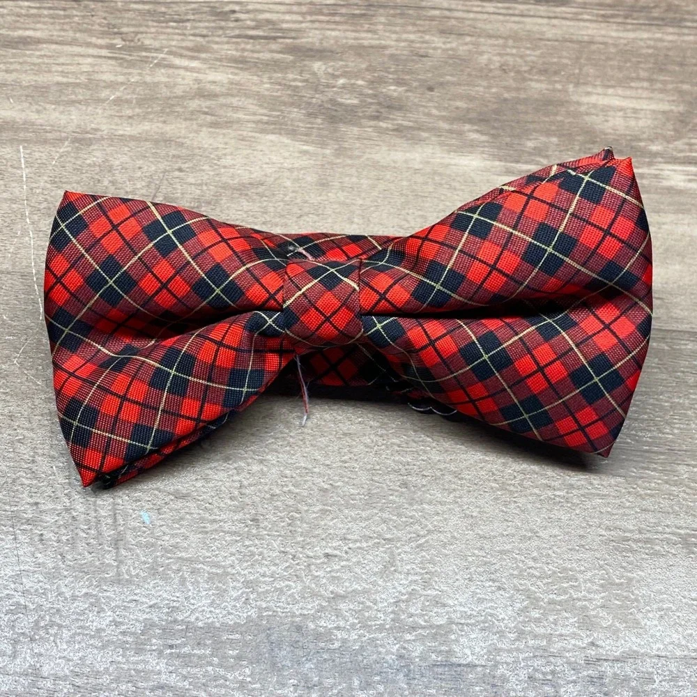 Unbranded Bow Tie Lot 3pc Mens Multi Plaid Floral Satin Vintage Formal Dapper